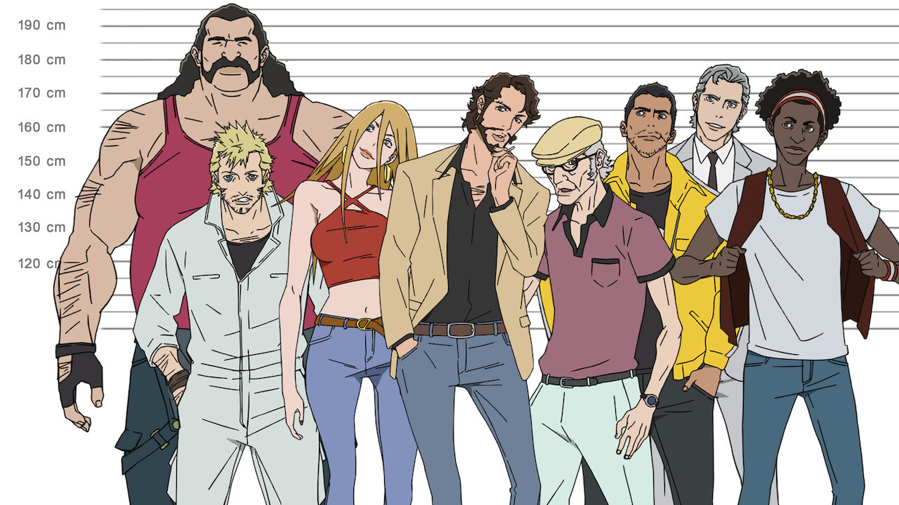 The motley cast of main characters of "Super Crooks".